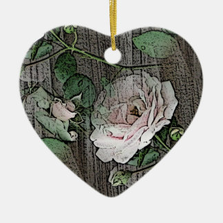 Roses Ceramic Tree Decoration
