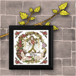 Roses Christian Angel  Gift Box<br><div class="desc">Roses Angel gift box by ArtMuvz Illustration. Matching Customisable angel gifts and apparel. Angel gifts are a thoughtful and meaningful way to show someone you care. Whether you're looking for a gift for a friend, family member, or loved one, there's an angel gift that's perfect for them.Angel gifts can be...</div>