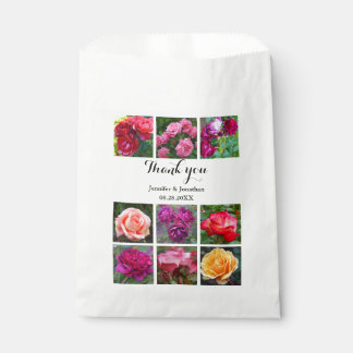 Roses Collage #1 Thank You Favour Bags