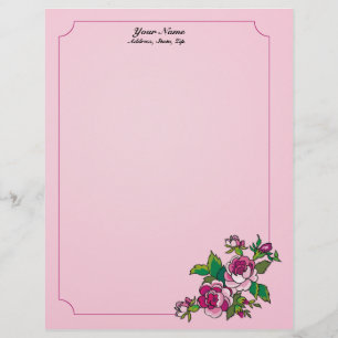 Roses Custom Letterhead
