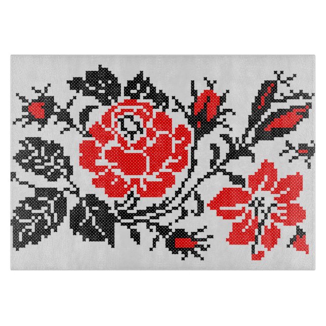 Roses Cutting Board (Front)