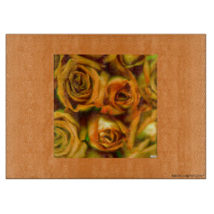 Roses Cutting Board