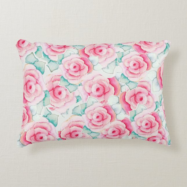 Roses  decorative cushion (Front)