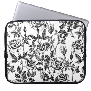 Roses drawing laptop sleeve