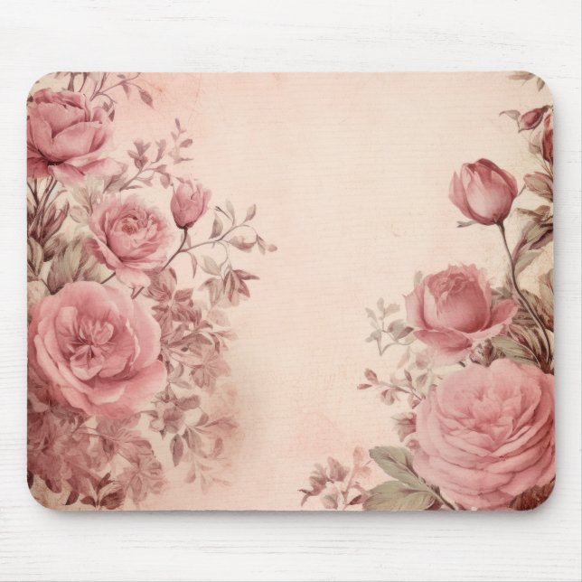 Roses Elegance Mouse Mat (Front)