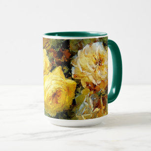 Roses, famous painting, mug