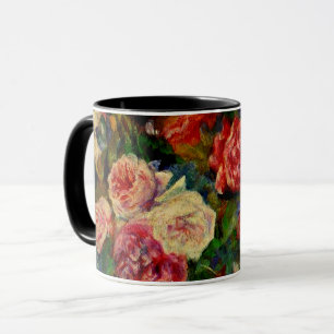 Roses, famous Renoir painting, Mug