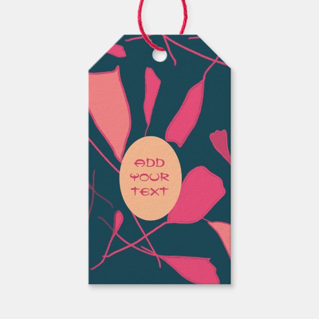 Roses field design  gift tags (Front)