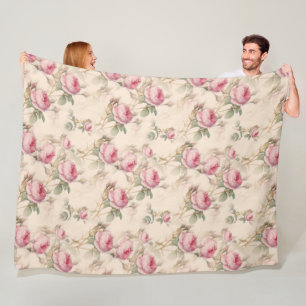 Roses Fleece Blanket