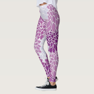 Roses floral green red Leggings lifewomenstyle