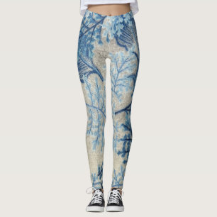 Roses floral green red Leggings lifewomenstyle