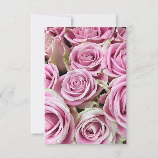 "Roses" Flower Power Collection Thank You Card (Front)