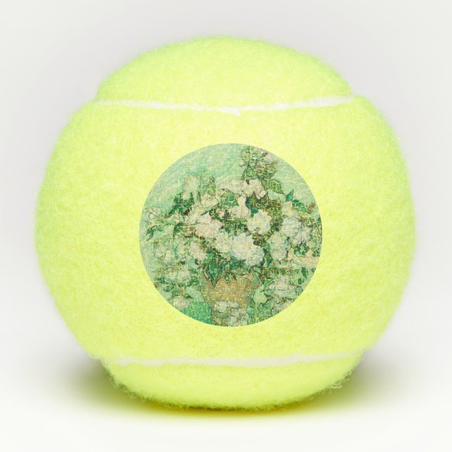 Roses - Flowers Bouquet Tennis Balls (Front)