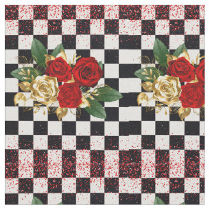 ROSES , FLOWERS,  PATTERN  FABRIC