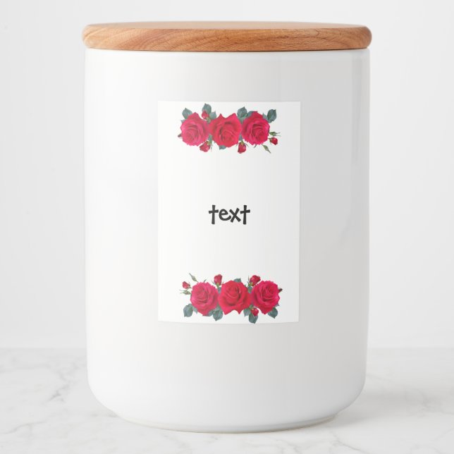 roses food label (Front)