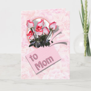 Roses for Mum on Mother's Day Card