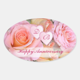 Roses for my Love  ~ Anniversary Stickers