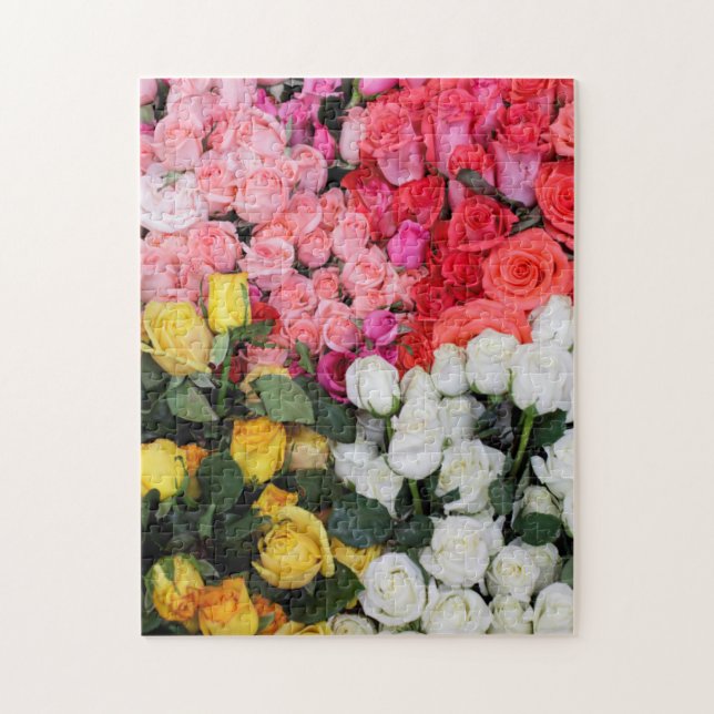 Roses for sale, San Miguel de Allende, Mexico Jigsaw Puzzle (Vertical)