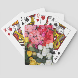 Roses for sale, San Miguel de Allende, Mexico Playing Cards