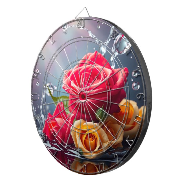 Roses for the Elegant   Dartboard (Front Right)