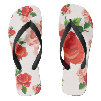 Roses For U Flip Flops