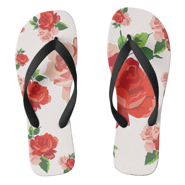 Roses For U Flip Flops (Footbed)
