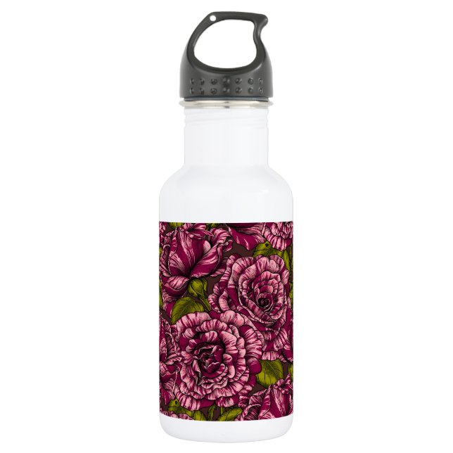 Roses for you 532 ml water bottle (Front)