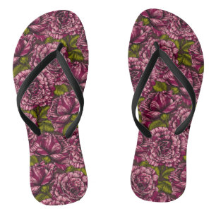 Roses for you flip flops