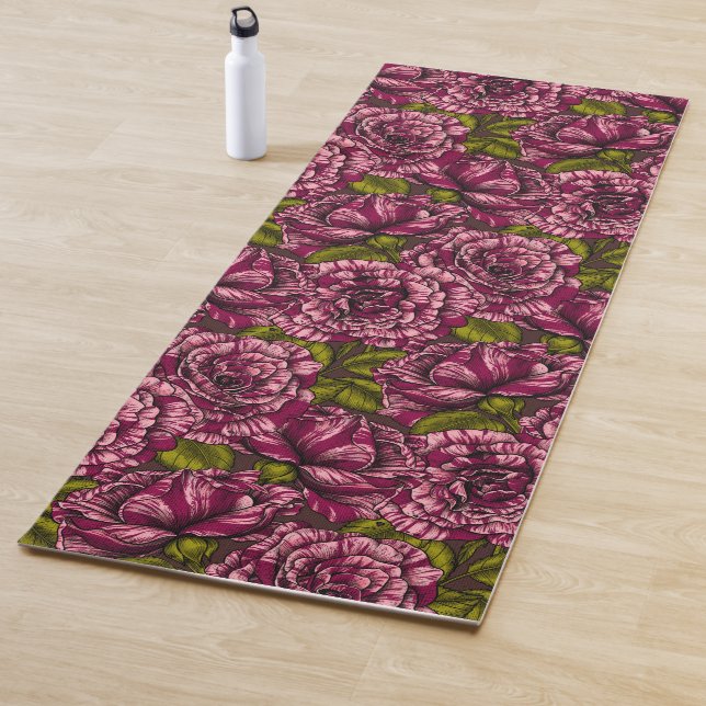 Roses for you yoga mat (In Situ)