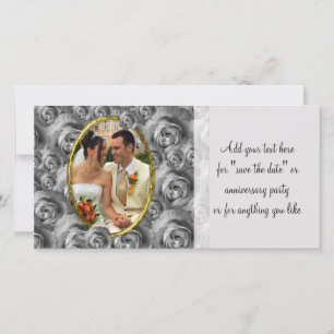 Roses Frame Save The Date