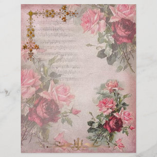 Roses Glory with Gold Embellishments