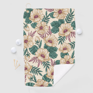 Roses Golf Towel
