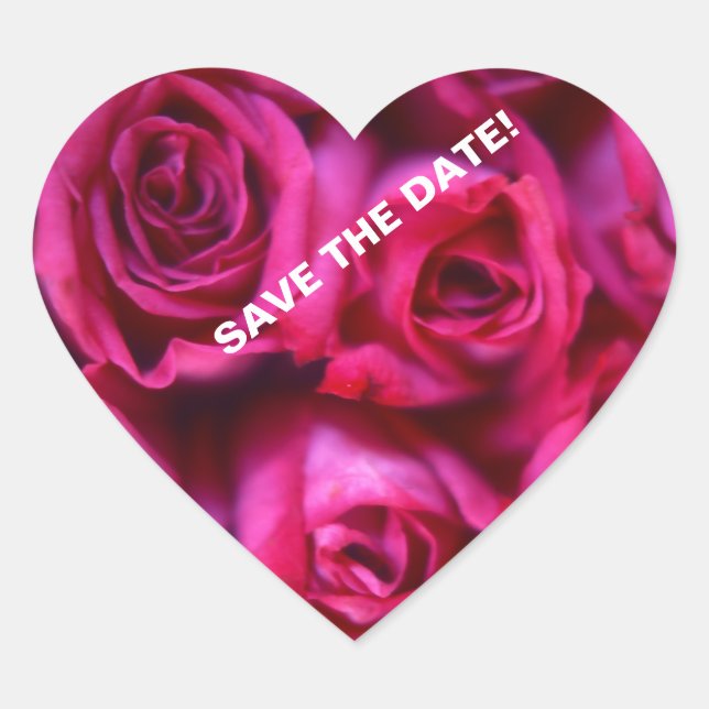 Roses Heart Sticker (Front)