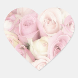 Roses Heart Stickers