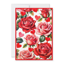 Roses & Hearts Galentine's Night Party Invitation