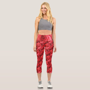 Roses High Waisted Capris
