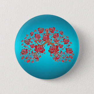 Roses & Hope 6 Cm Round Badge