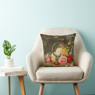 Roses in a Basket – Josef Neugebauer Cushion