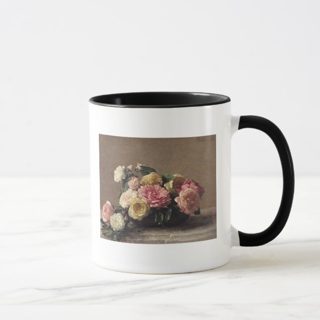 Roses in a Dish, 1882 Mug (Right)