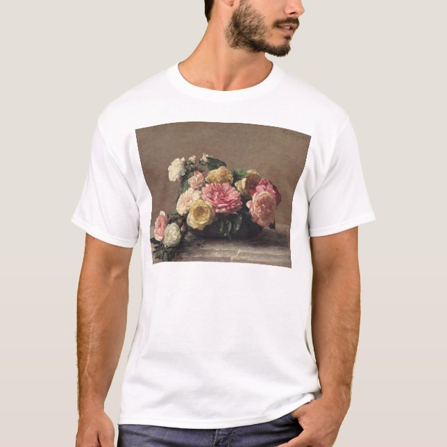 Roses in a Dish, 1882 T-Shirt (Front)