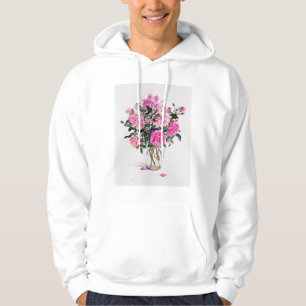 Roses in a Glass Jar Hoodie