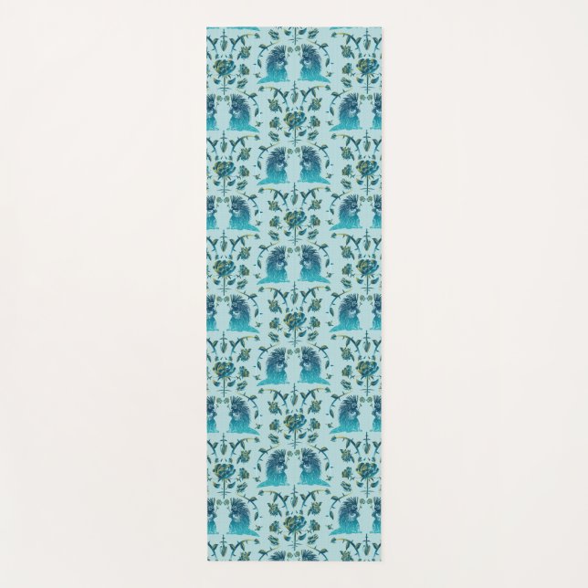 Roses In a Rough Patch Aqua Yoga Mat (Front)
