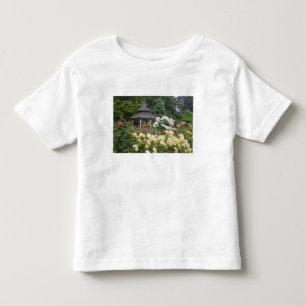 Roses in bloom and Gazebo Rose Garden at the Toddler T-Shirt