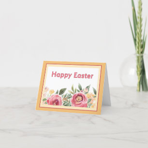 Roses in Bloom Easter Card