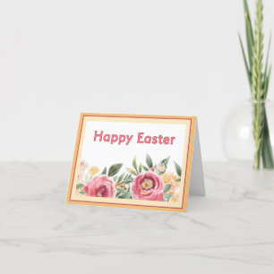 Roses in Bloom Easter Card