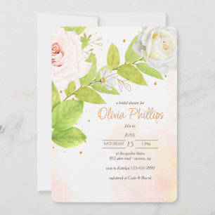 Roses in Bloom Shower Invitation