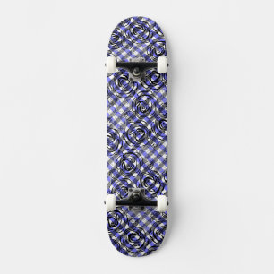 Roses in grey skateboard