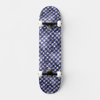 Roses in grey skateboard