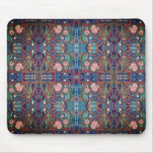 Roses ,in the garden mouse mat