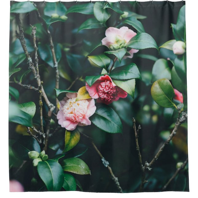 ROSES IN THE GARDEN SHOWER CURTAIN (Front)